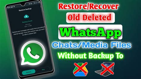 recover whatsapp messages without backup|More.